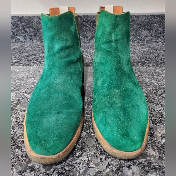 COMMON PROJECTS Chelsea Boot in Green Leather - Picture 4 of 11
